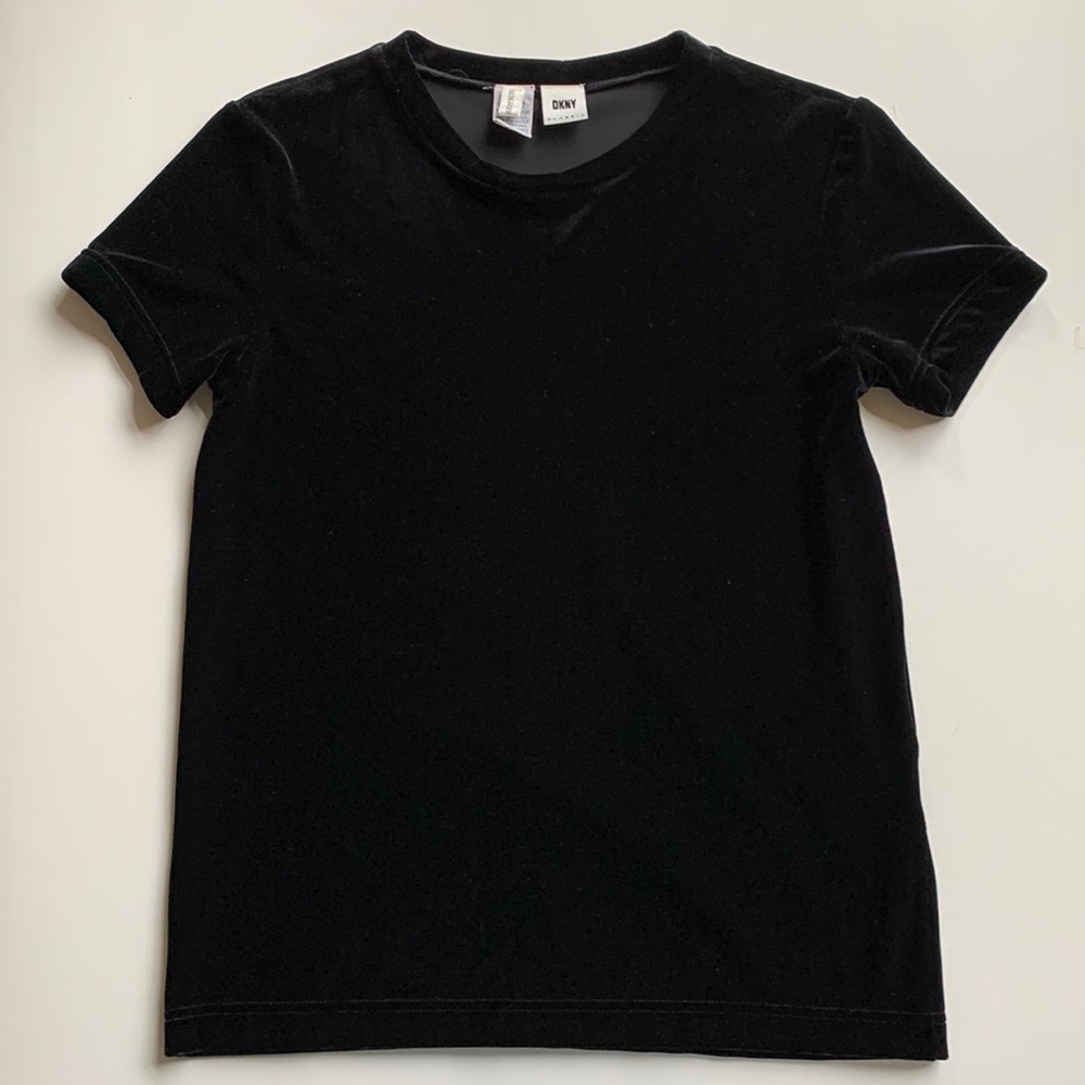 DKNY for Bergdorf Goodman Vintage Velvet Top Size Medium